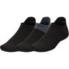 Under Armour Ankle Socks Unisex 3 Pack Black 1386237-001