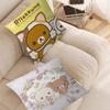 Japan Anime Cute Cartoon R-Rilakkuma Cushion Cover Inches Farmhouse Decor Home Throw Pillow Covers For Couch Decorations
