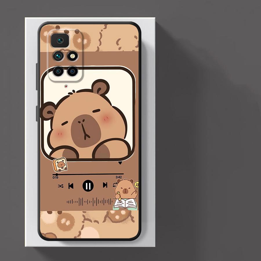 Hülle für Xiaomi Redmi 9 A4 A3 A5 12C K40 K80 Pro 13C 14C 10 A1 A2 Plus Funda Handyhülle Niedliches Capybara