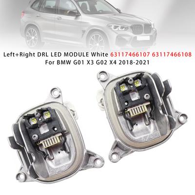 Left+Right DRL LED MODULE White 63117466107 63117466108 For BMW G01 X3 G02 X4 2018-2021