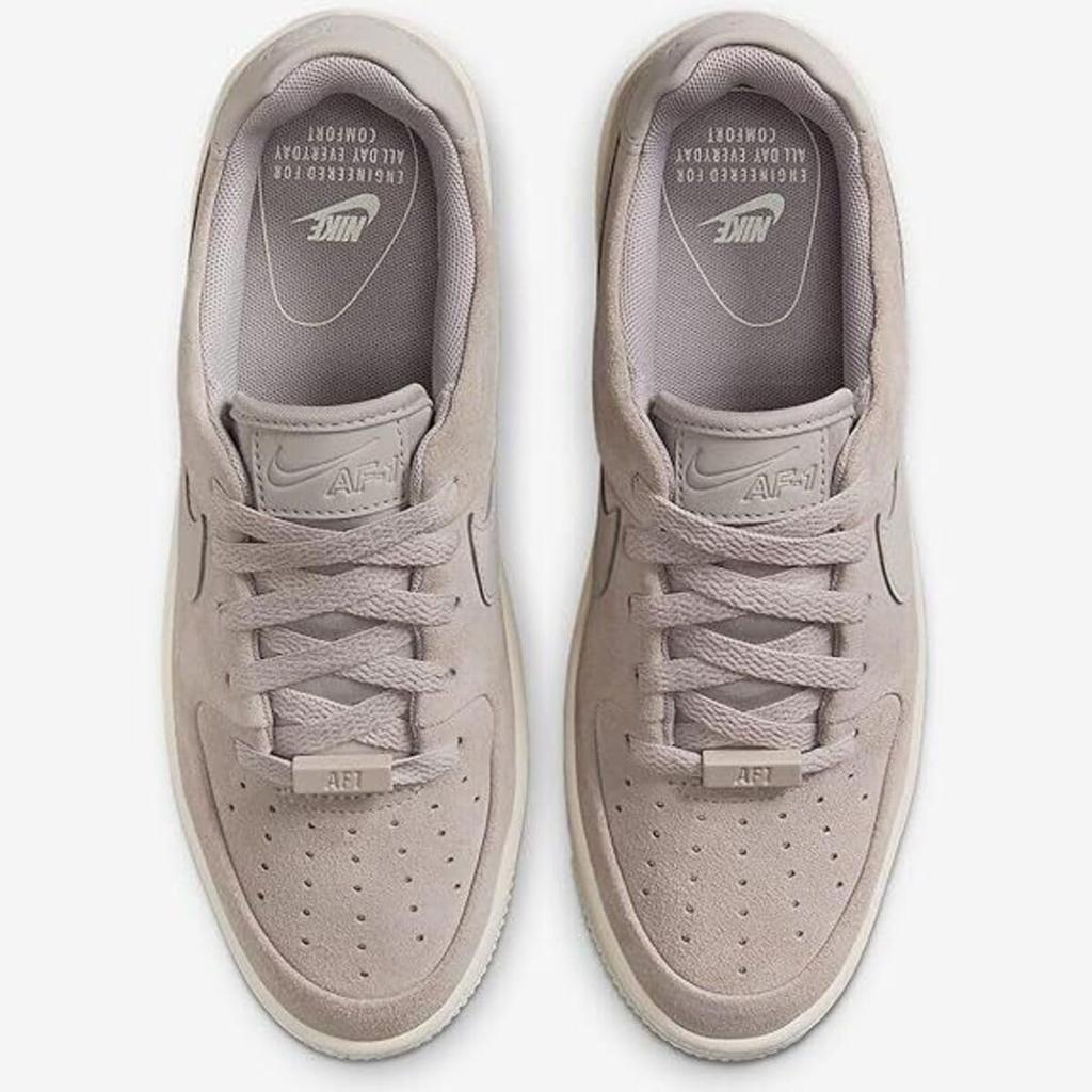 Nike W AIR FORCE 1 SAGE LOW COLLEGE GREY/PALE IVORY AR5339-004 24.5cm