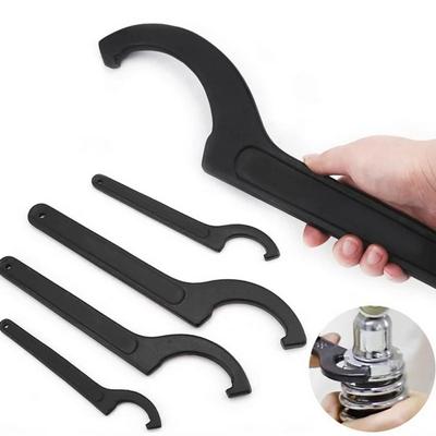 Round Nut Hook Wrench Tool Adjuster Crescent Wrench Universal C Hook Spanner  Hand Tool