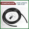 Motoforti Windshield Washer Nozzle for Mercedes-Benz Sprinter Durable No.2E1955985 Windscreen Washer Sprayer Nozzle Black Front with Hose and