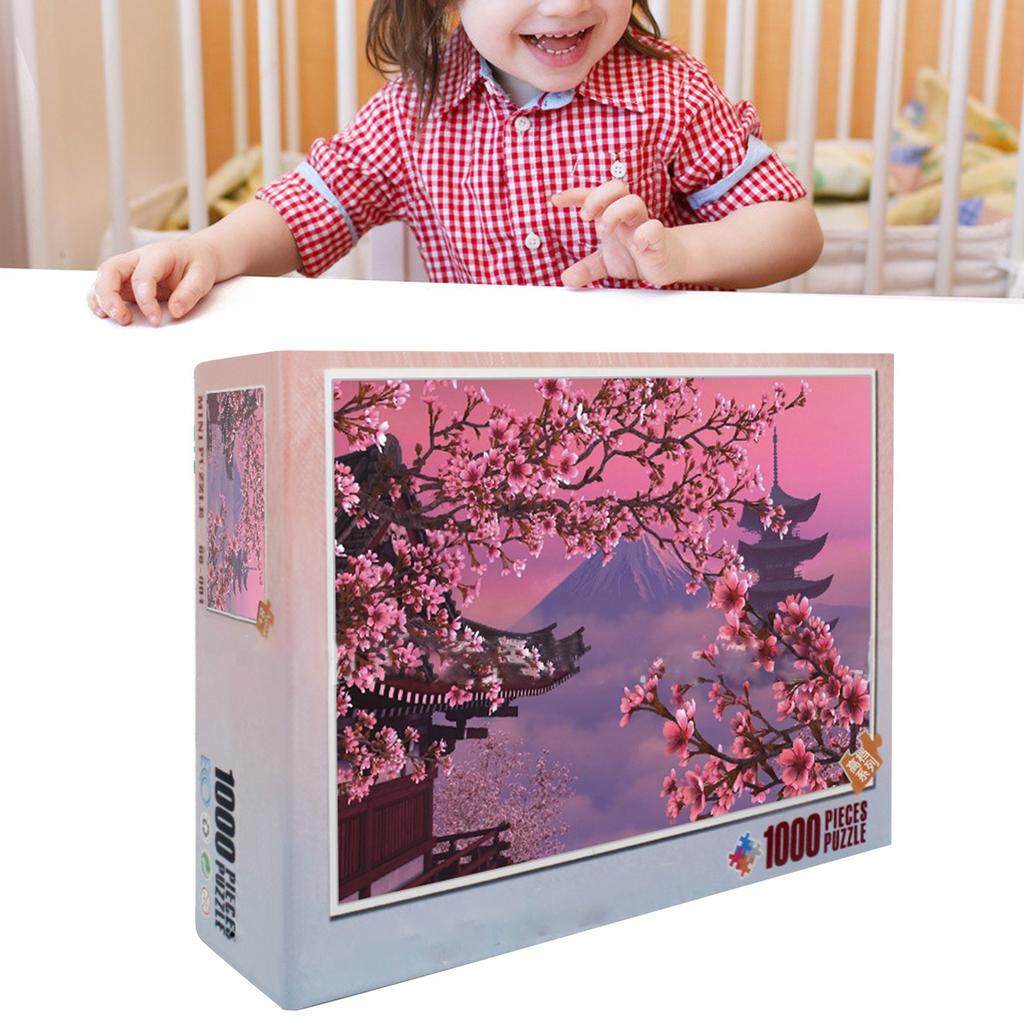 1000 kusů puzzle sakura kreslené anime Náročné puzzle sakury kutilské hračky pro děti, dospělé
