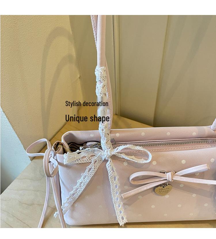 Korean Retro Women's Shoulder Bag - 2026 Autumn/Winter Light Luxury Crossbody
