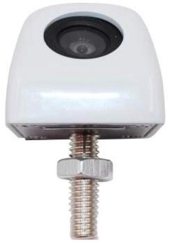 Caracces Rearview License Plate Genuine 12V CB906 Camera, Mountable, Compact, Type, Aftermarket, Compatible, (White)