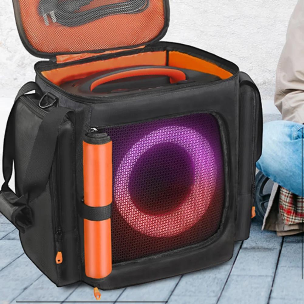 Para JBL Partybox Encore Essential 2 Altavoz Portátil Estuche Antipolvo Gran Capacidad Bolsa de Almacenamiento de Altavoz de Doble Cara Bolsa de Transporte para Altavoz