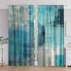 2 Pieces of Dye-painted Printed Curtains   Pole Bag Curtains 42*84   Bedroom and Living Room   Home Decoration   Room Decoration