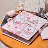 Lucky Puppy A4 PU Leather Binder Large Capacity Photo Album 9-Grid Loose-Leaf Kpop Photocard Hard Cover Storage Book