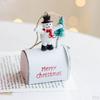 Christmas Hanging Pendants, Tree Mailbox Ornaments Photography Props Resin