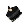 Michael Kors MK Charm Letter Logo Flap Solid Color Chain Commuter Leather Crossbody Shoulder Bag Women Bags Black 32S0G00C6L-001