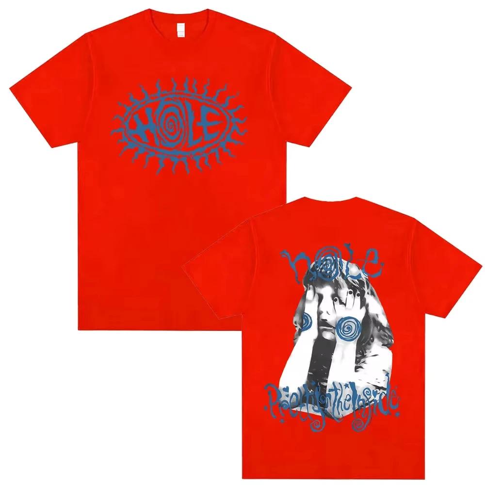 Hole Courtney Love Pretty on The Lnside Men's Women T-shirt Four Seasons New Style Unisex Casual T-shirt