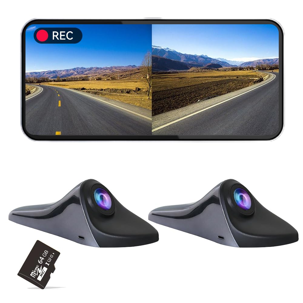 

ULOPOP Touchscreen Side Camera Monitor Side View Dash Camera System with Recording Simultaneous Dual Split Screen Vehicle Japanese Instruction Manual