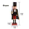 Christmas Nutcracker Decoration Puppet Solider Cloak King Wooden Doll Walnut Handcraft Figurine Home Office Decor Merry Christma