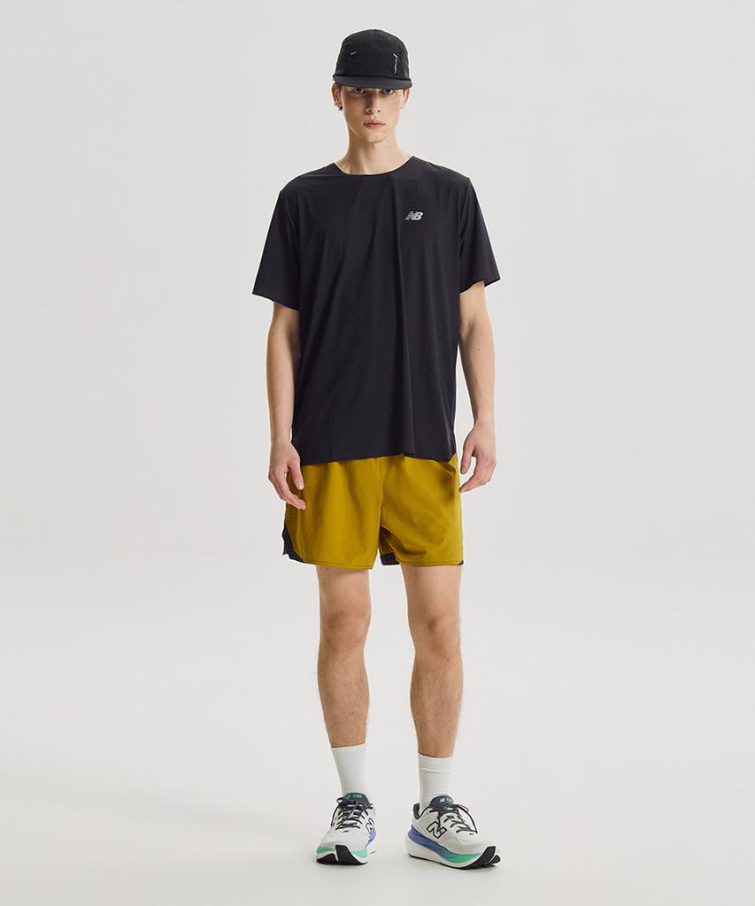 Nyuballanseu Nbneg36301 / Men Rc Ultra Light Short Sleeve T-Shirt (Black)