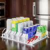 Soda Can Dispenser Automatic Pusher Glide Beer Bottle Beverage Organizer Drink Holder Self-Pushing for Refrigerator
