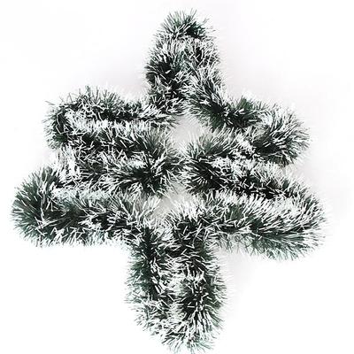 Christmas Dark Green Ribbon Decoration Christmas Tree Ornaments White Dark Green Cane Tinsel Party Supplies Colorful Christmas