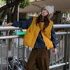 [One piece] Cotton vest shirt two-piece set women's new small thin padded jacket