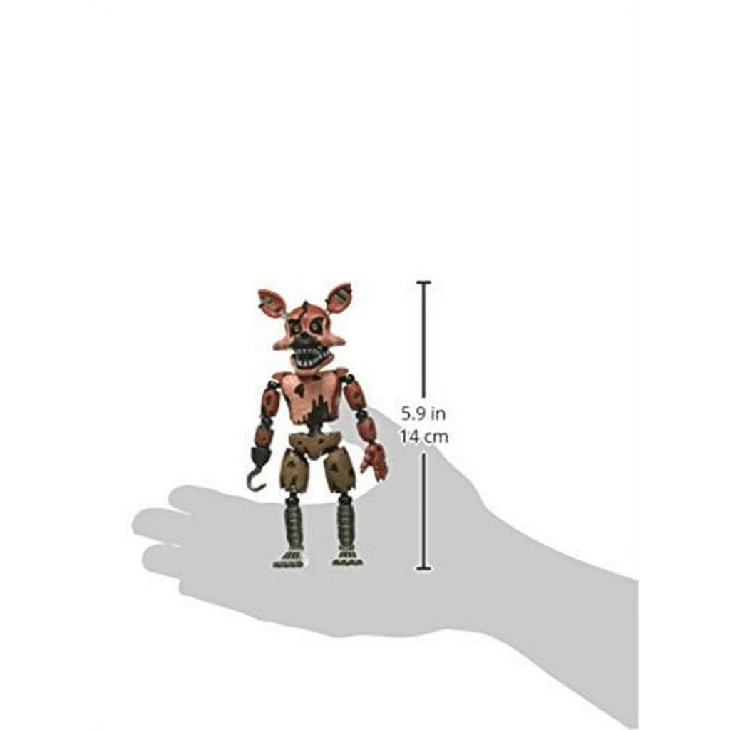 Five Nights At Freddys Action figures Mänguasjade turvarikkumise sari Glamrock Foxy PVC nukk lastele kingituseks