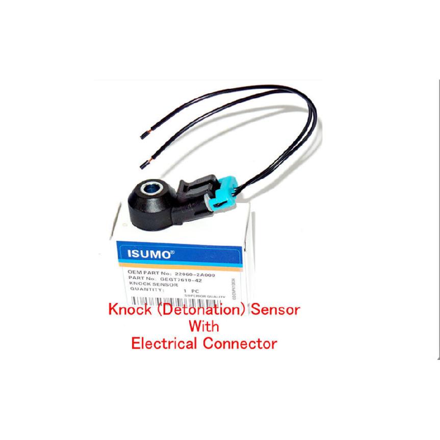 Knock Sensor With Electrical Connector Fits Frontier Pathfinder Quest Xterra