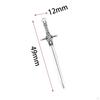 10Pcs Retro Knight Sword Miniature Scenes Ornaments Charms DIY Jewelry Making Costume Accessory