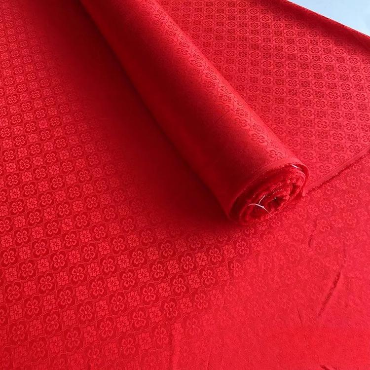 100x114cm Four-Leaf Diamond Jacquard Silk Sambu Satin for New Chinese-Style Qipao, Hanfu, and Traditional Garments