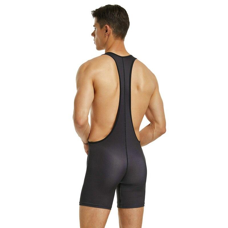 Herr Sportväst Yogakläder Träningskläder En del Löparbyxor Cykelkläder Bodysuits Fetisch Sexiga Underkläder