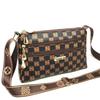 New Fashion Wide Woven Belt Women's Bag Middle-aged and Elderly Mother Shopping New Shoulder Oblique Span Bag