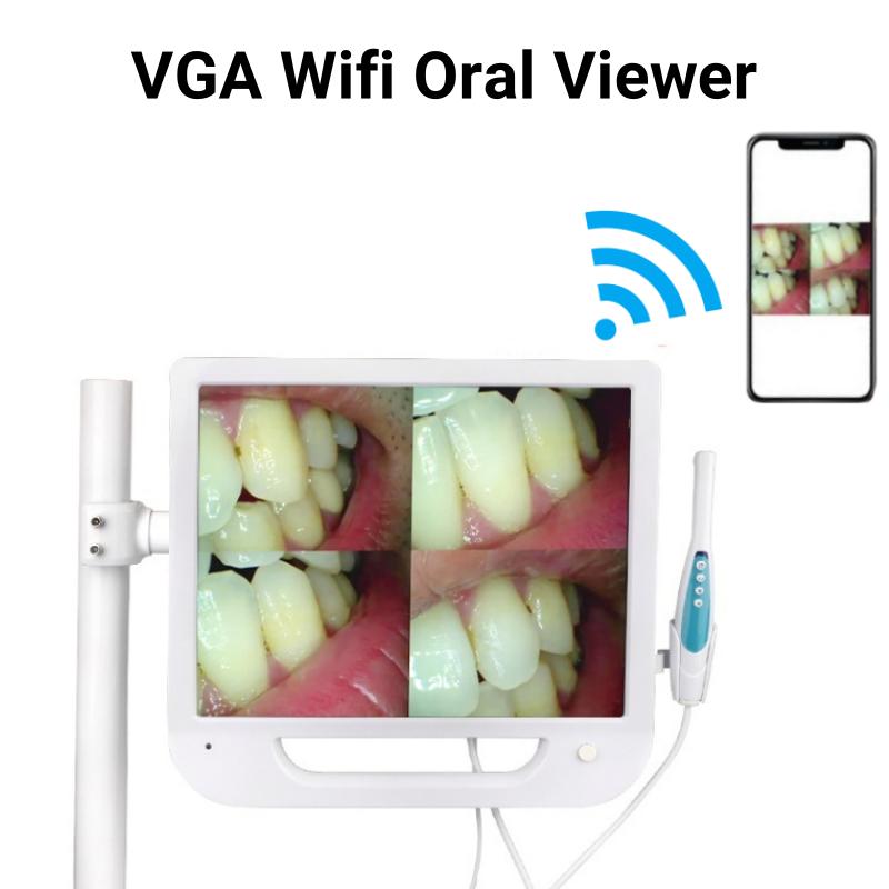Zubní HD Intraorální Kamera WIFI CMOS LED Intraorální Vyšetřovací Kamera s 17palcovým Monitorem