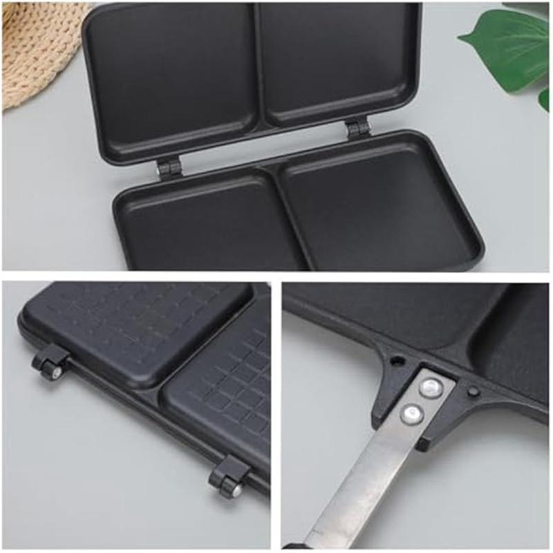 ABUL-Thermal Sandwich Maker For Kitchen, Toasted Sandwich Maker, Double-Sided Toaster Pan Non-Stick Cheese Melter Grill