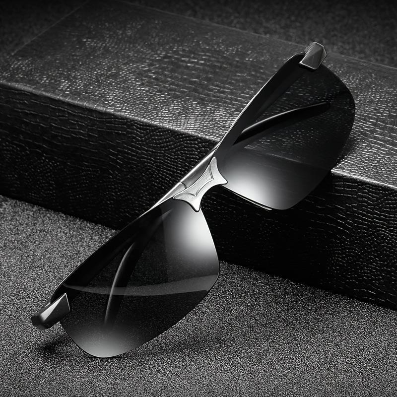 Half-Frame Night Vision Decorative Glasses for Men and Women Stylish Eyewear for And Night Driving