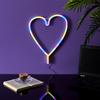 Heart-Shaped Neon Led Lamp White With Usb