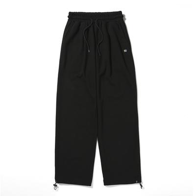 LIEMAR Wide String Jogger Pants Black