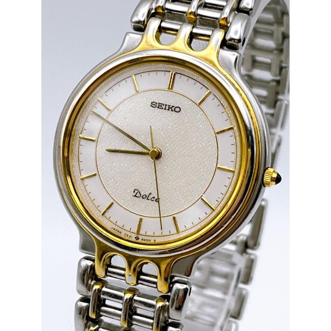 Used SEIKO Watch Working Item 5E31-6A00 Quartz Dolce