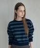 AHWE Multi Stripe Knit_Navy