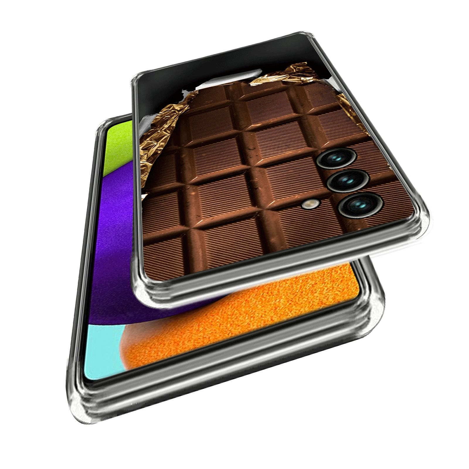 

Slim Case for Samsung Galaxy A34 5G Soft TPU Phone Cover Pattern Printing IMD Shockproof Case Chocolate