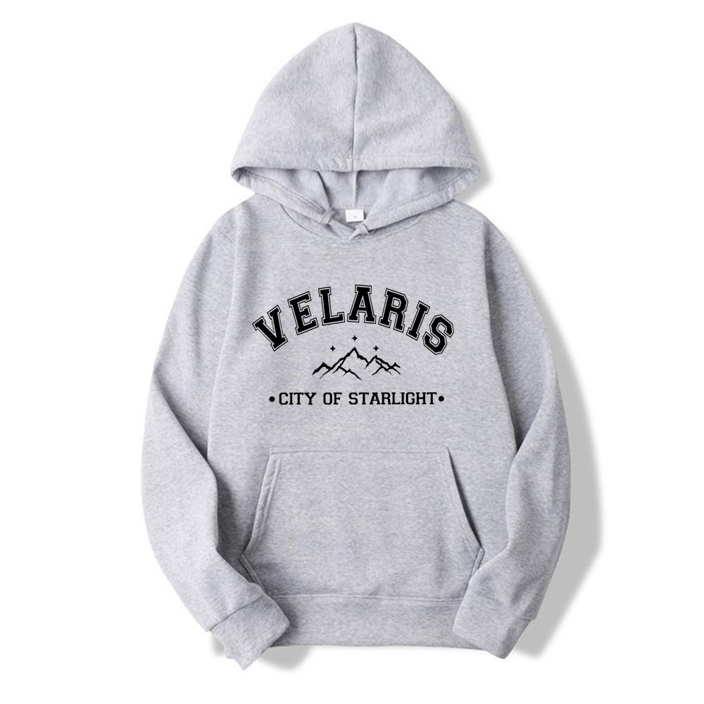 Velaris Město hvězd Mikina SJM Mikiny s kapucí Mikina Noční dvůr Dámské grafické mikiny Knižní dárek