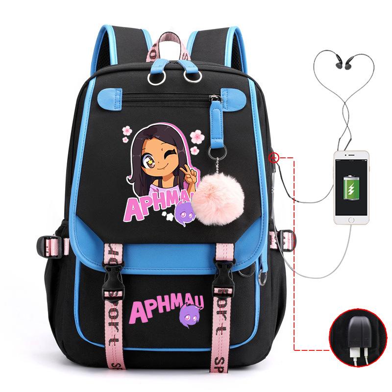 Cute Cartoon Junior High School Student Schoolbag Female Lightweight Large-Capacity Student Backpack