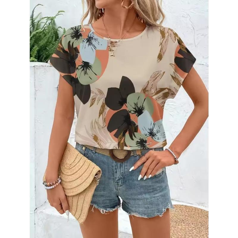 Women's T shirt Tee Graffiti Daily Weekend 3d Print Short Sleeve Fashion Crew Neck Tops Summer&Spring Harajuku t-shirt for girls