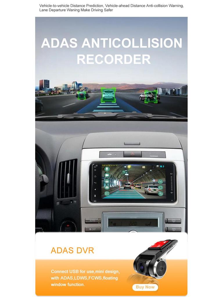 7-Inch Toyota Corolla Android Navigation System