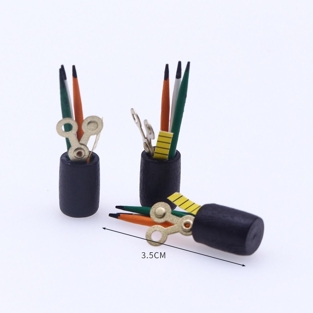 1:12 Scale Miniature Color Pencil Dolls Accessories Dollhouse Writing Materials  Party Festival