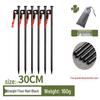Steel Tent & Tarp Pegs: Thickened, Windproof, Long Camping Peg Set for Outdoor Use