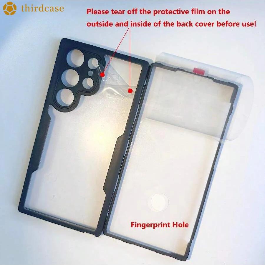 360 Full Body Double Case For Samsung S24 S23 Ultra S22 Plus S21 FE A55 A35 A25 A15 A05 A54 A34 A73 A53 A33 5G Shockproof Cover