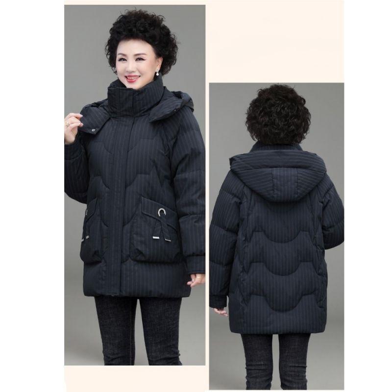 Windproof Padded Jacket Women's Winter National Style Western Style Loose Padded Jacket Women's Thick Padded Jacket