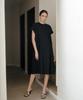 YOUNESS Black Dart Detail Dress