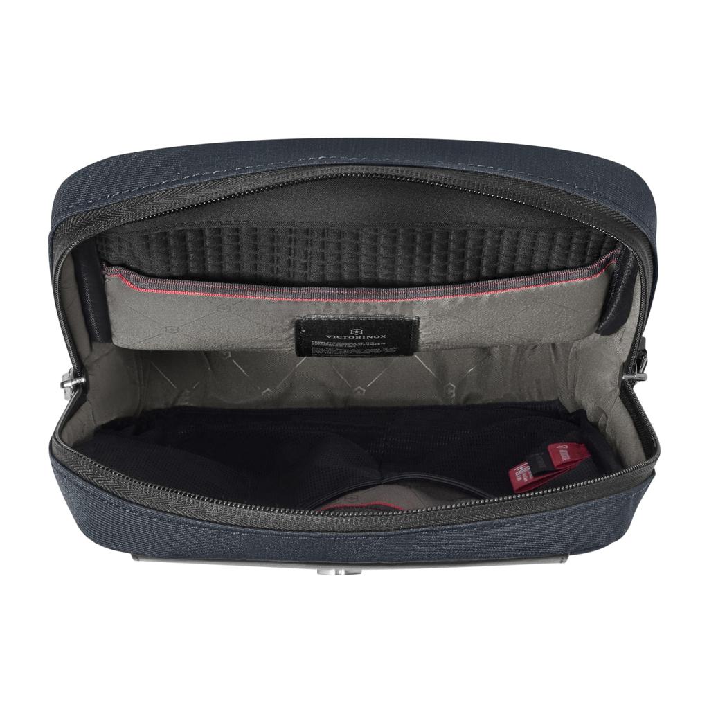 Victorinox Architecture Urban2 Crossbody Bag with Tablet Shoulder Antibacterial Blue 10-inch Pocket, Bag, Material, Compartment, Multi-Tool Handle,