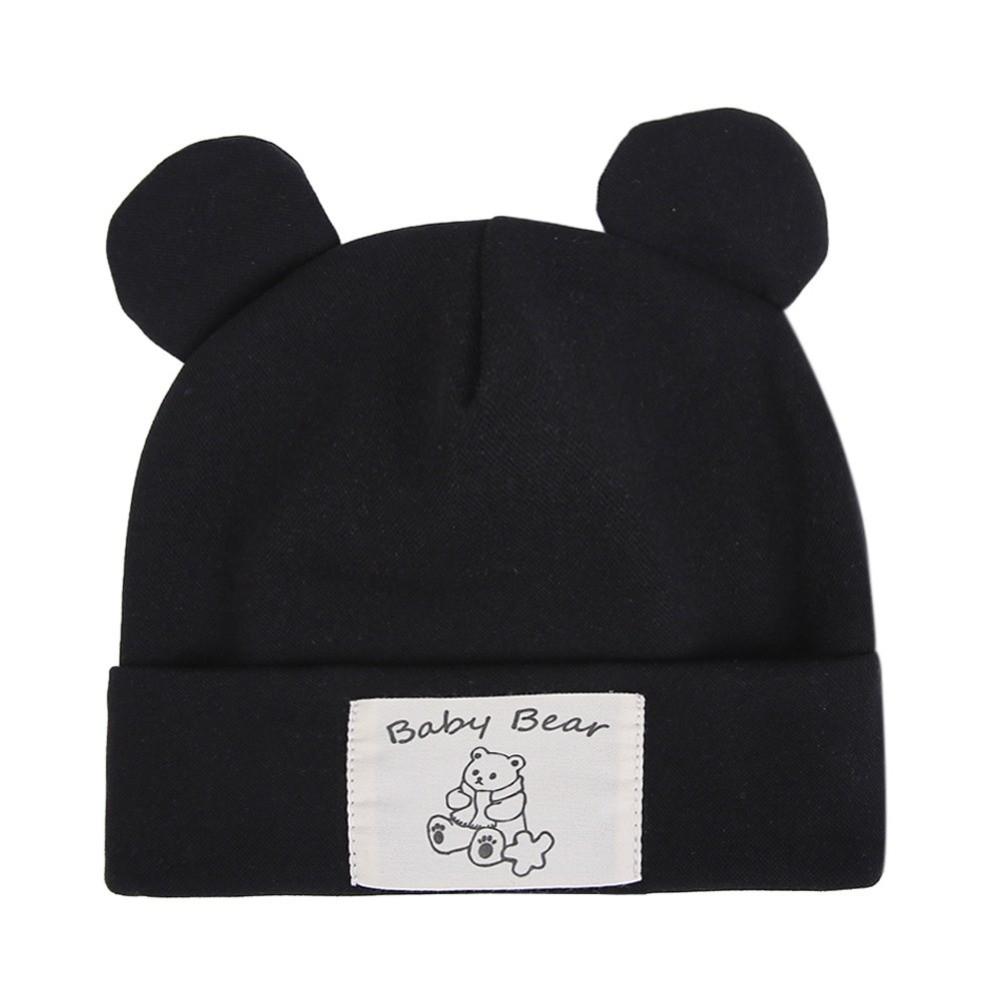 Windproof Beanies Bonnet Cute Bear Ear Ear Protection Cap New Pullover Hat  Autumn Winter