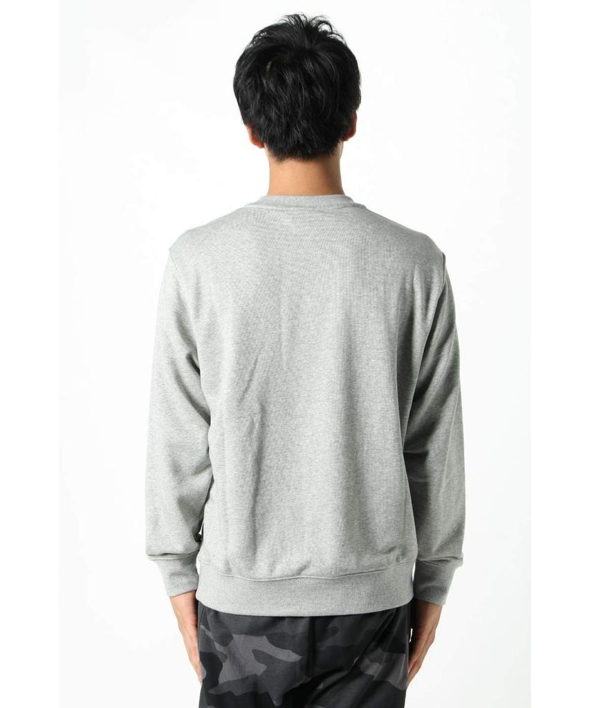 Nike Sportswear French Terry Crew BV2667 063 Long Sleeve XL Gray Men's