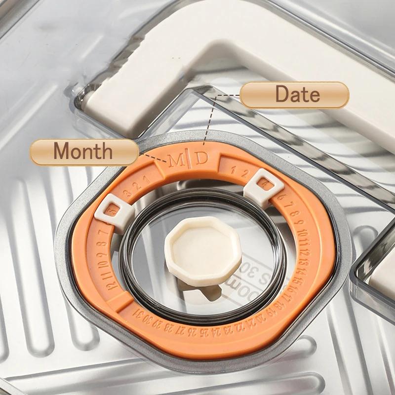 Stainless Steel Food Storage Box Thickened Square Plate Portable Side Dish Container Freshing Lunch Box with Carrying Handle