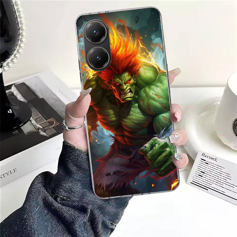 Game S-Street F-FighterS Soft Phone Case For Xiaomi Redmi 15C 15 13C 13 Poco X5 X6 X7 F7 Ultra M7 12C 12 10 10C 9C 9A 9T 9 Funda